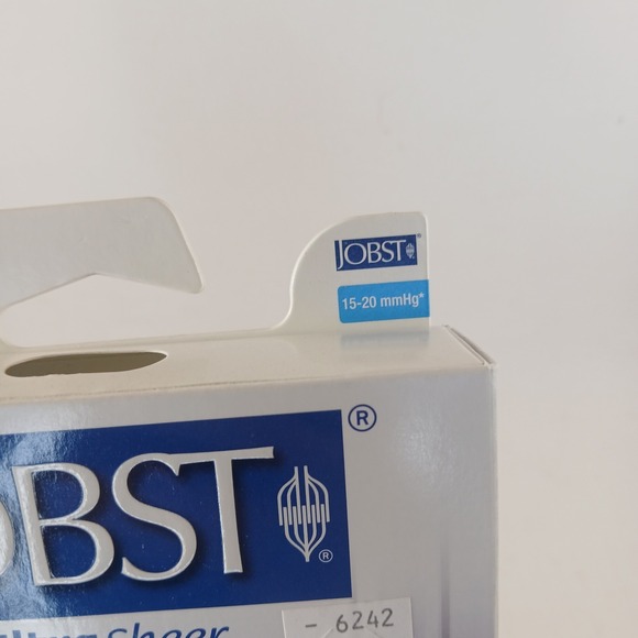 Jobst Ultrasheer Black Knee High Size L Full Calf Closed‎ Toe 15-20mmHg - Picture 9 of 9